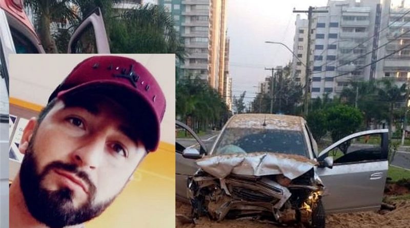 Motorista morre em acidente em trecho com obras no centro de Torres