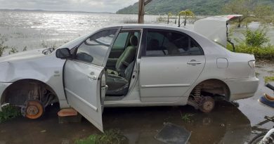 Veículo roubado é encontrado abandonado às margens da Lagoa dos Barros