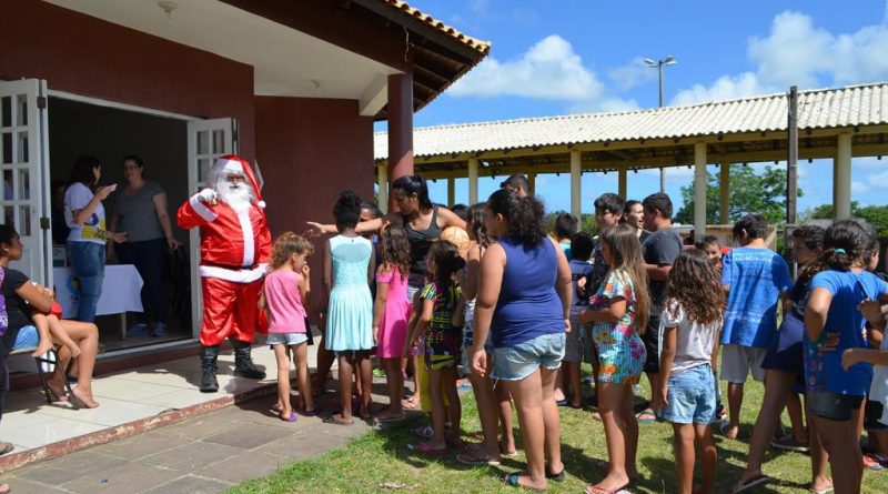 Campanha de Natal da Unicnec faz a festa da criançada em Osório