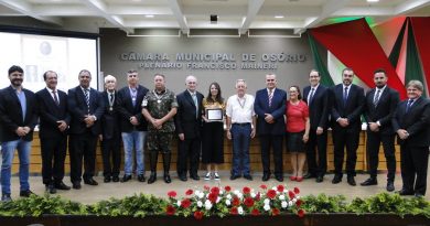 Câmara concede Medalha General Osório e homenageia Loreno Santo In Memoriam