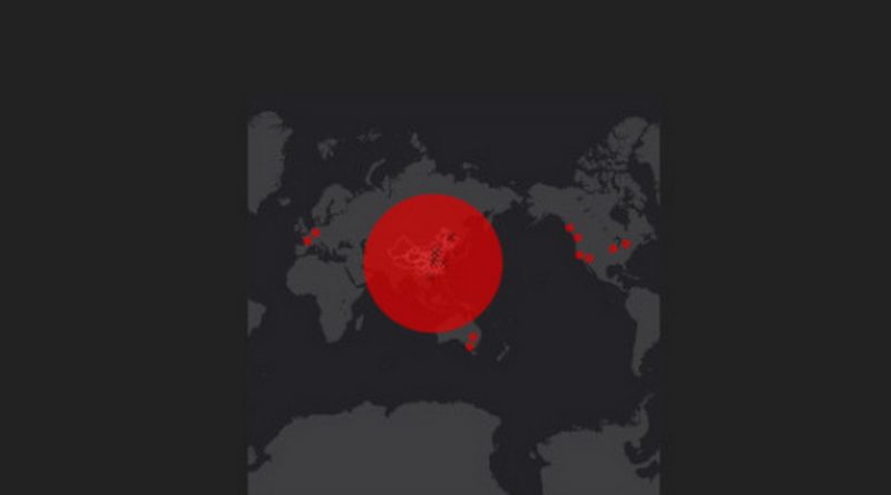 Mapa dinâmico mostra localidades afetadas pelo coronavírus