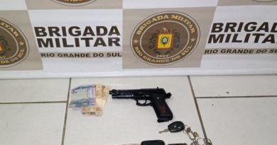 Trio é preso após assaltos a pedestres em Balneário Pinhal