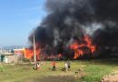 Incêndio destrói residências e carro em Imbé