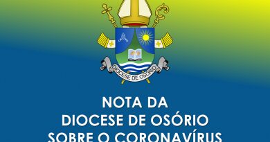 Coronavírus: Diocese de Osório emite nota e alerta para mudanças nas celebrações