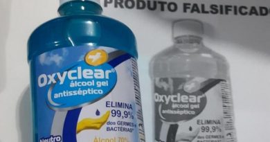 Garrafas de álcool gel falsificados são apreendidos em Osório