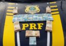 PRF apreende 136 mil reais sem procedência em Osório