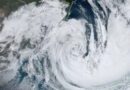 Ciclone extratropical se forma em alto-mar