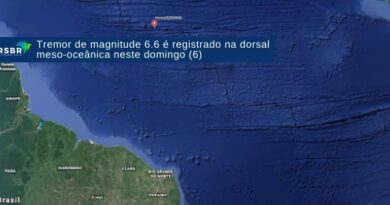 Terremoto de magnitude 6,6 é registrado no mar ao Norte do Ceará