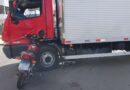 Colisão envolvendo caminhão deixa motociclista ferido em Imbé