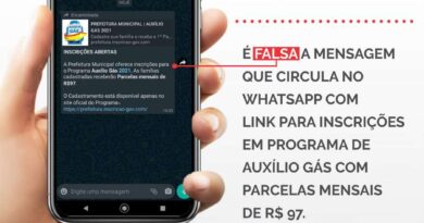 Fake news Vale gás Whatsapp - arte Talis Ramon