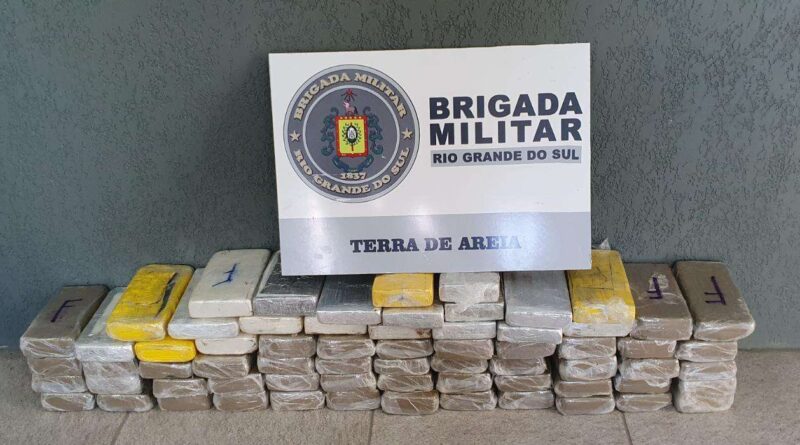 Criminosos são presos com 70 quilos de drogas em Itati