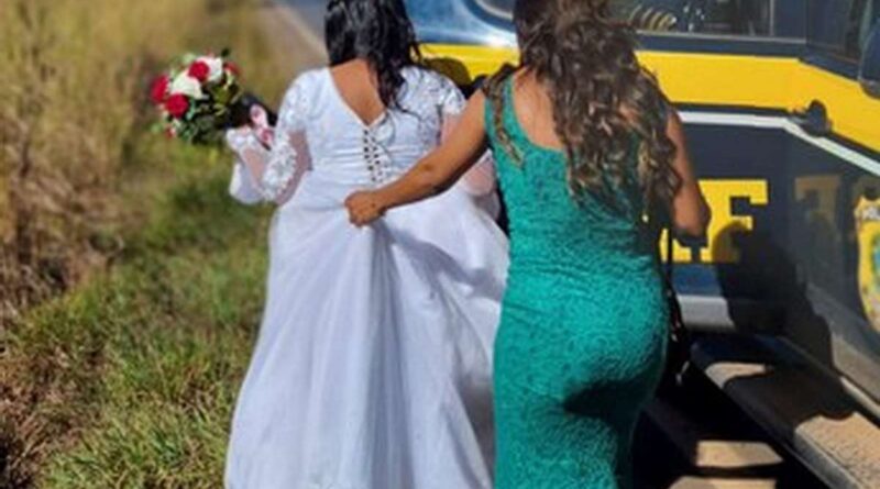 PRF socorre noiva que quase perdeu o próprio casamento