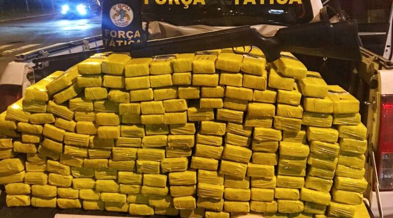 Mais de 100kg de maconha são apreendidas em Osório