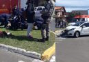 Motociclista fica ferido em acidente no centro de Tramandaí