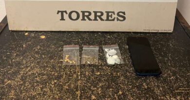 Homem tenta engolir droga para não ser preso em Torres