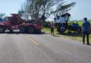 ERS-407 bloqueada para retirada de caminhão envolvido em grave acidente
