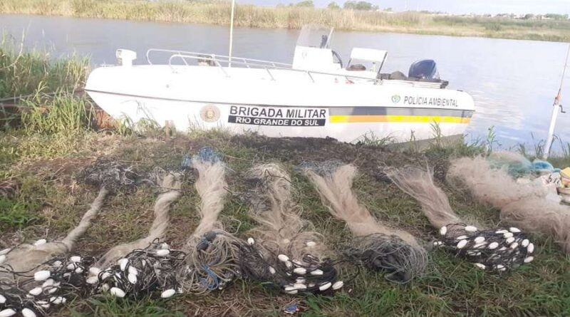 Batalhão ambiental flagra pesca ilegal na Bacia Hidrográfica do Rio Tramandaí