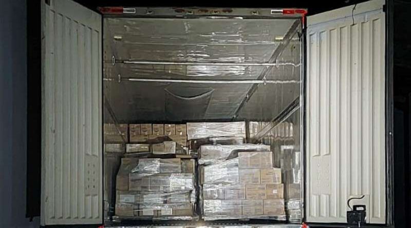Recuperada carga roubada na freeway avaliada em meio milhão de reais