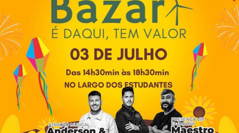 Bazar É Daqui, Tem Valor terá show e a presença do ex-jogador do Grêmio Douglas em Osório