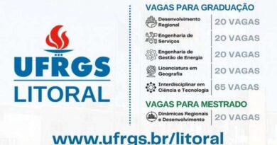 UFRGS Litoral conta com 165 vagas para graduação e mestrado