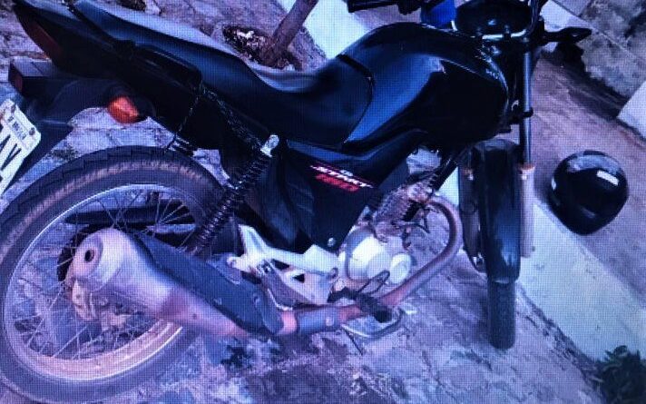 PRF recupera motocicleta roubada que foi negociada em troca de uma vaca