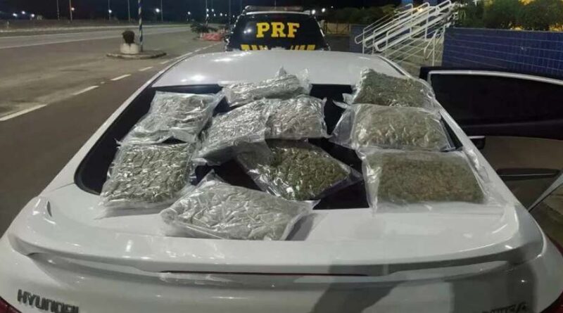 Motorista é preso com 6k de super maconha na BR-101