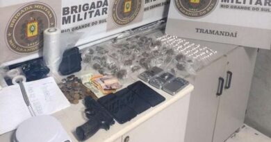 Casal suspeito de distribuir drogas é preso em Tramandaí