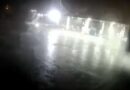 Vento causa destruição em posto de combustível em Osório (vídeo)