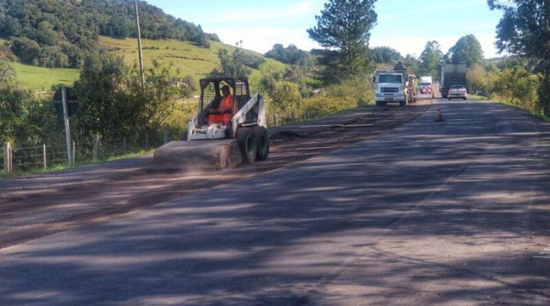 Obras na ERS-474 alteram trânsito em Santo Antônio da Patrulha