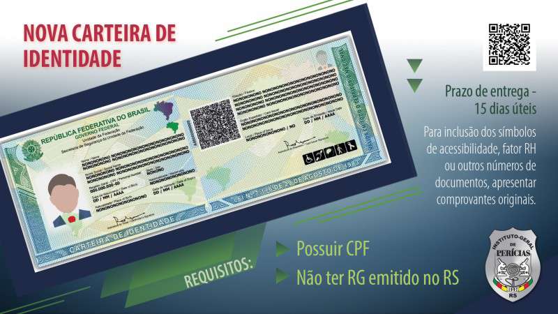 Confecção da carteira de identidade ainda precisa de agendamento no site do  IGP - Rádio Uirapuru