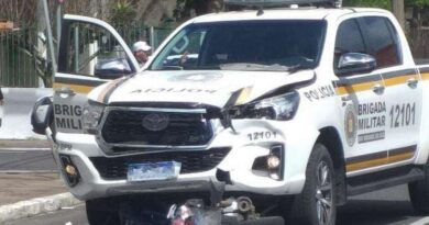Perseguição policial acaba em grave em acidente em Osório