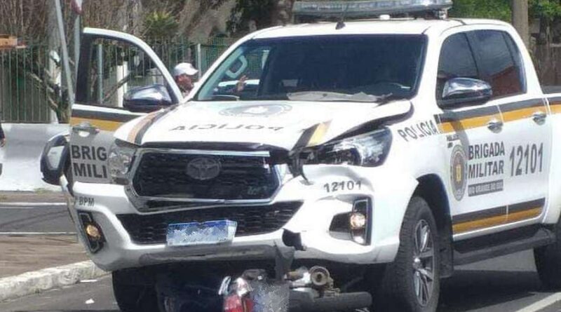 Perseguição policial acaba em grave em acidente em Osório