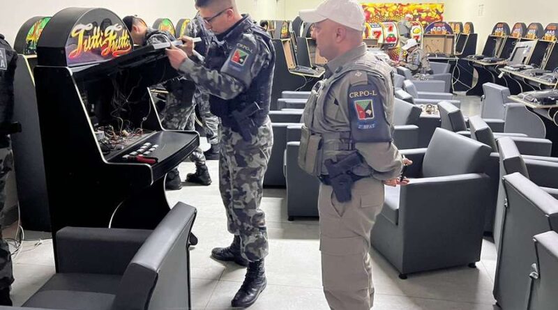 BM realiza ação contra jogos de azar em Capão da Canoa e Maquiné