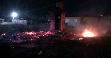 Incêndio destrói casa em Quintão