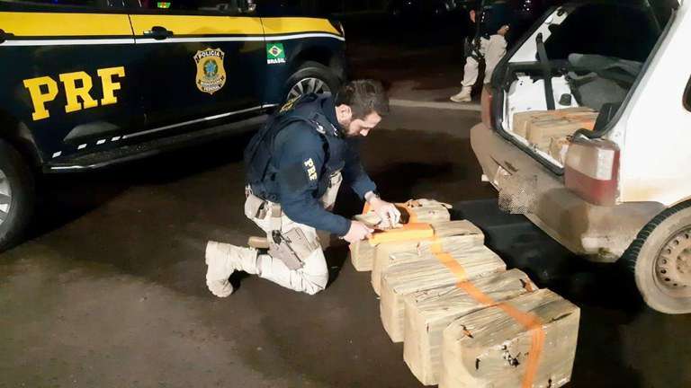 200 kg de maconha que seriam entregues em Arroio do Sal são apreendidos na BR-101