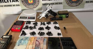 Operação apreende arma, drogas e munições em Capão da Canoa