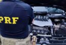 PRF prende mulher grávida e marido com cocaína escondida no carro na BR-290