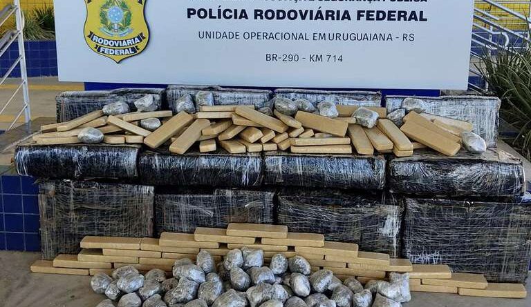 Traficante é preso com mais de meia tonelada de drogas no RS