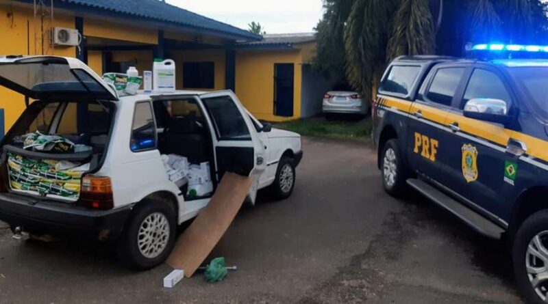 Casal é preso transportando agrotóxicos ilegais na BR-290