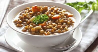 Delícia: comer lentilha no Réveillon não da só sorte! Faz muito bem pra saúde!