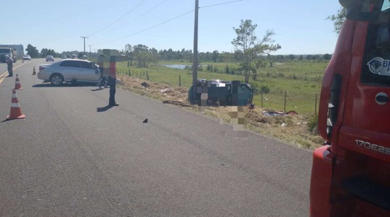 Colisão frontal deixa 3 mortos e 2 feridos na Estrada do Mar em Osório