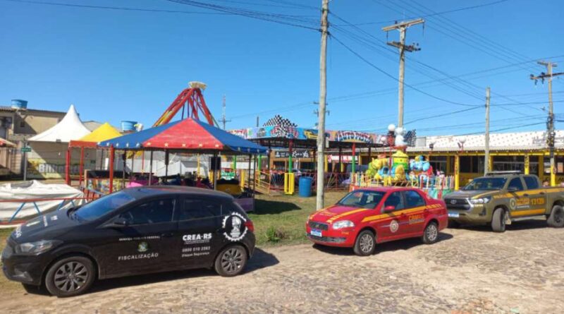 Parque de diversões é interditado no Litoral