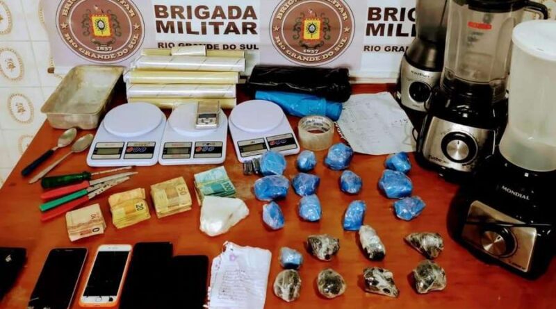 Laboratório de drogas é descoberto em Osório, após prisão em Santo Antônio da Patrulha