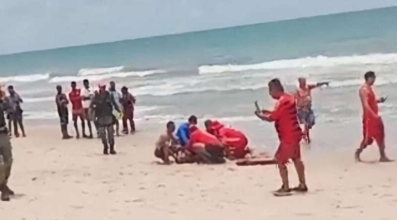 Adolescente é atacado por tubarão em praia brasileira