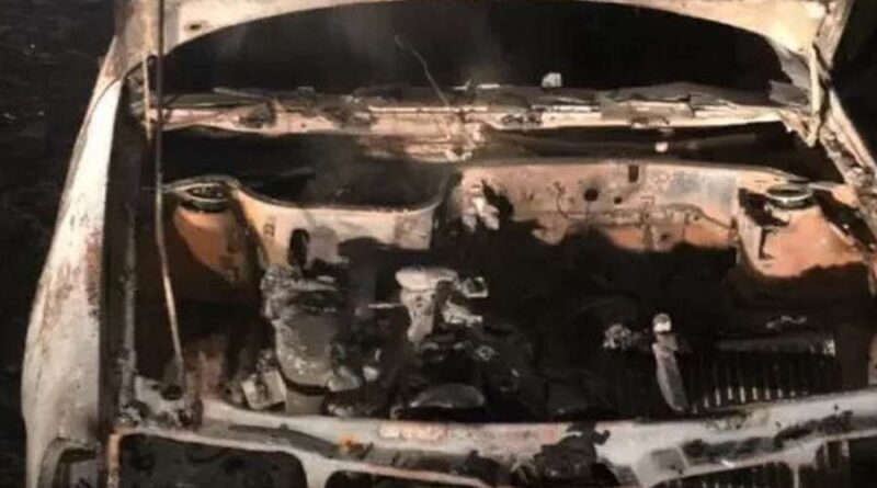 Carro furtado em Osório é encontrado incendiado na beira mar