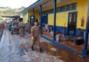 Escola perde praticamente tudo após água atingir 1,87 de altura em suas dependências em Caraá