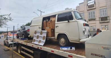 Tiros, cerco policial e carga roubada recuperada avaliada em R$ 100 mil em Santo Antônio da Patrulha
