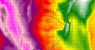 Intensa corrente de jato vai trazer fortes rajadas de vento Norte, alerta MetSul
