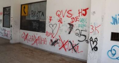 Obras municipais são vandalizadas durante revitalização em Osório