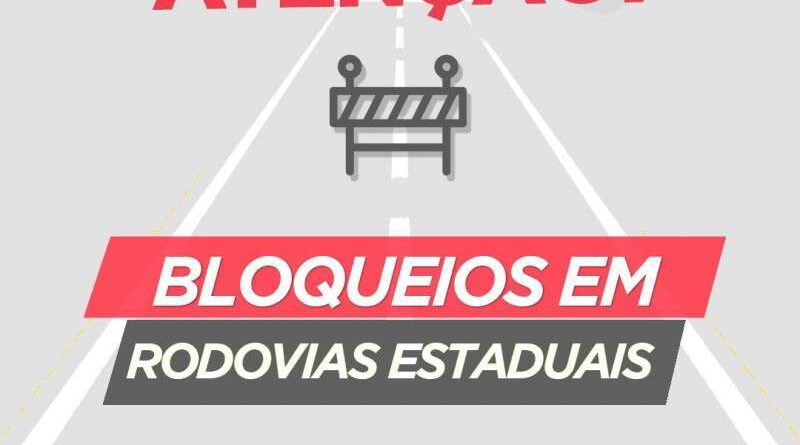 RS tem sete trechos de rodovias com bloqueios totais ou parciais